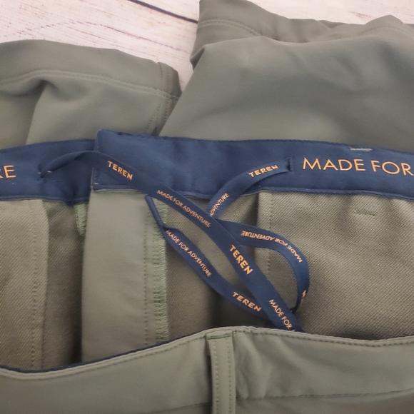 TEREN Mens 35 Green 10" Inseam Daily Driver Chino Shorts                     #63 - Picture 11 of 12